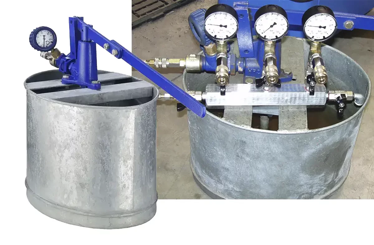 Handpumpe mit Druckverteilung